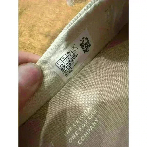 EUC TOMS Women’s Heritage Tan Canvas Sunrise Now Slip On Mule, Sz 9.5 - Picture 6 of 7